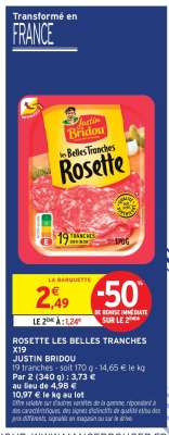 Rosette Les Belles Tranches