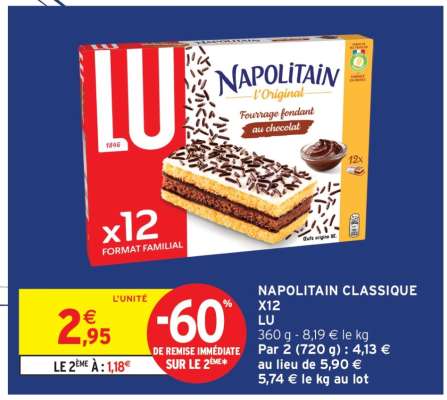 NAPOLITAIN CLASSIQUE X12
