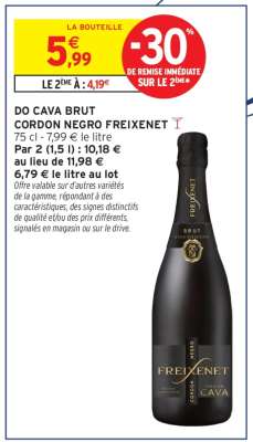 DO Cava Brut Cordon Negro Freixenet