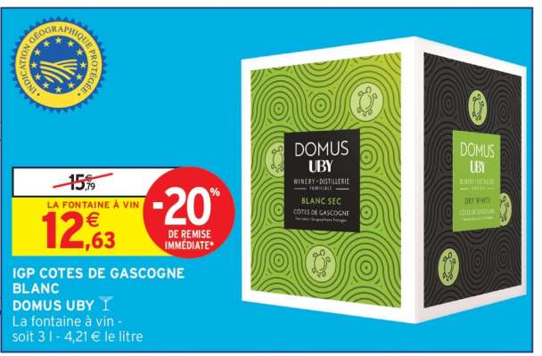 IGP Cotes de Gascogne Blanc Domus Uby