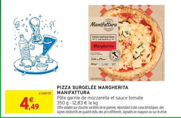 PIZZA SURGELÉE MARGHERITA MANIFATTURA