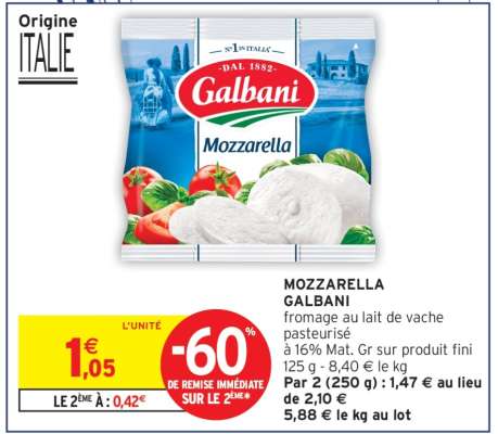 Mozzarella Galbani