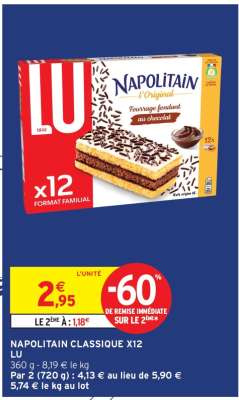 NAPOLITAIN CLASSIQUE X12