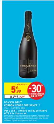 DO Cava Brut Cordon Negro Freixenet