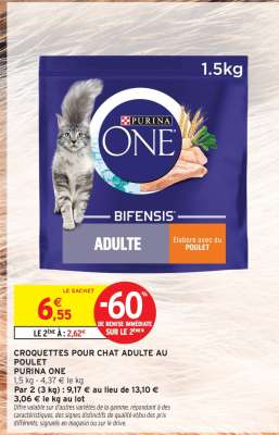 CROQUETTES POUR CHAT ADULTE AU POULET