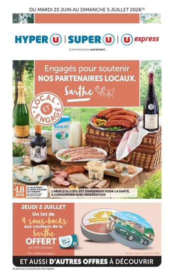 Catalogue Magasins U - 23/06/2026 - 05/07/2026.