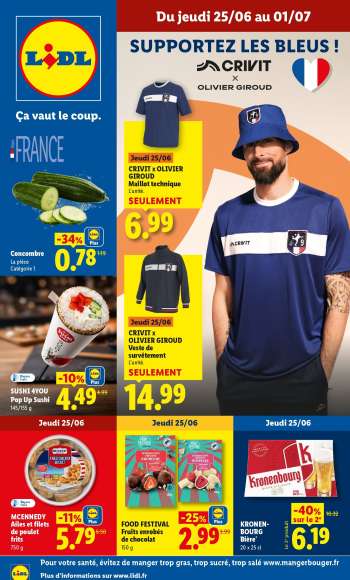 Catalogue Lidl - 25/06/2026 - 01/07/2026.
