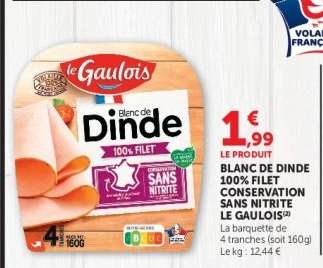 Blanc de Dinde 100% Filet