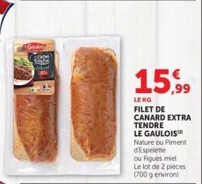 Filet de Canard Extra Tendre Le Gaulois