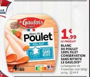 Blanc de Poulet 100% Filet