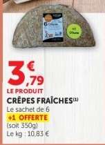 CRÊPES FRAÎCHES