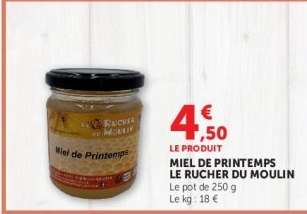 MIEL DE PRINTEMPS LE RUCHER DU MOULIN
