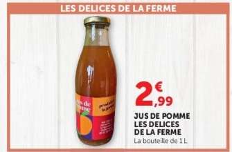 Jus de Pomme Les Delices de la Ferme
