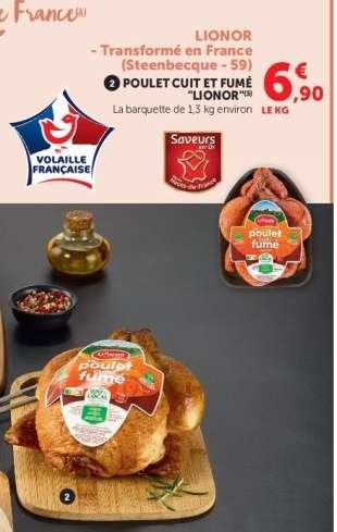POULET CUIT ET FUMÉ "LIONOR"