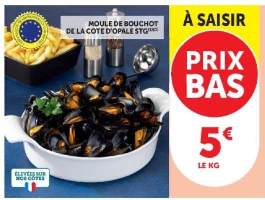 Moule de Bouchot de la Côte d'Opale STG