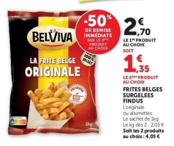 FRITES BELGES SURGELEES FINDUS