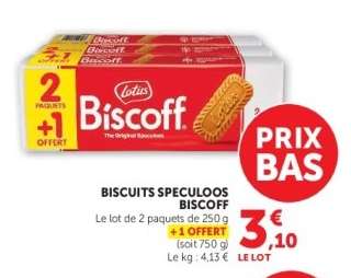 BISCUITS SPECULOOS BISCOFF