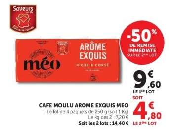Café Moulu Arôme Exquis Méo