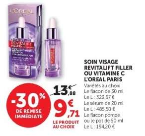 Soin Visage Revitalift Filler ou Vitamine C L'Oréal Paris