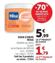 Soin Corps Mixa