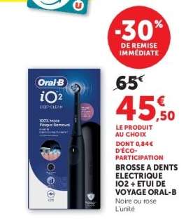Brosse à dents électrique iO2 + étui de voyage Oral-B