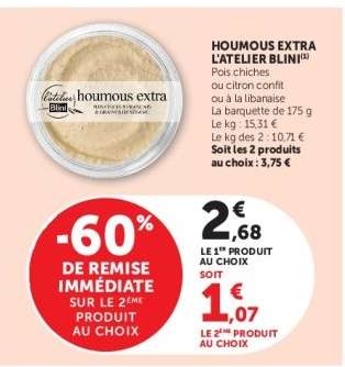 HOUMOUS EXTRA L'ATELIER BLINI