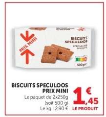 BISCUITS SPECULOOS PRIX MINI