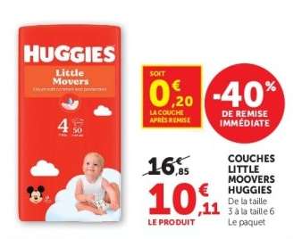 Couches Little Movers HUGGIES