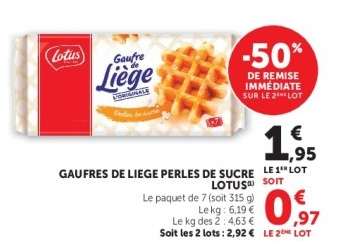 Gaufres De Liège Perles De Sucre Lotus