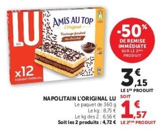Napolitain L'original Lu