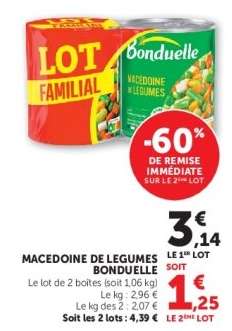 Macédoine De Légumes Bonduelle