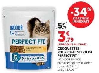 CROQUETTES POUR CHAT STERILISE PERFECT FIT