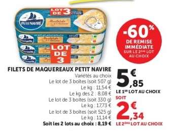 Filets de Maquereaux 'Petit Navire'