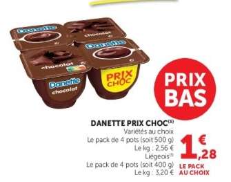 DANETTE "Prix Choc"