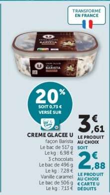 CREME GLACEE U