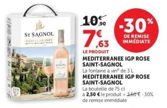 MEDITERRANEE IGP ROSE SAINT-SAGNOL