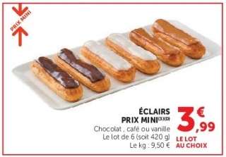 Éclairs Prix Mini
