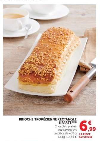 BRIOCHE TROPEZIENNE RECTANGLE