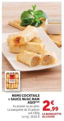Nems Cocktails + Sauce Nuac Mam