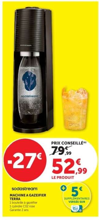 Sodastream Machine à Gazéifier Terra