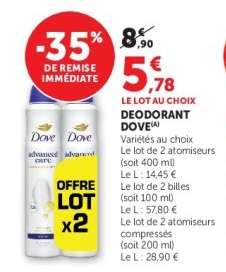DEODORANT DOVE