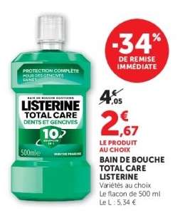 BAIN DE BOUCHE TOTAL CARE LISTERINE