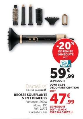 Brosse soufflante 5 en 1 Demeliss