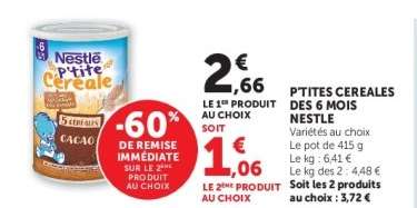 P'tites Cereales des 6 mois Nestlé