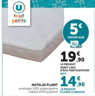 MATELAS PLIANT