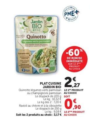 PLAT CUISINE JARDIN BIO