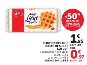 Gaufres De Liège Perles De Sucre Lotus
