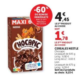 Céréales Nestlé Chocapic