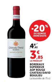 Bordeaux Supérieur AOP Rouge Château David Beaulieu