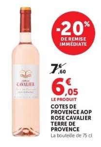 COTES DE PROVENCE AOP ROSE CAVALIER TERRE DE PROVENCE